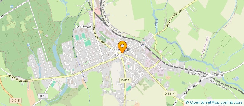 localisation de l'entreprise MONSIEUR ABEL CORDIER  FORGES-LES-EAUX