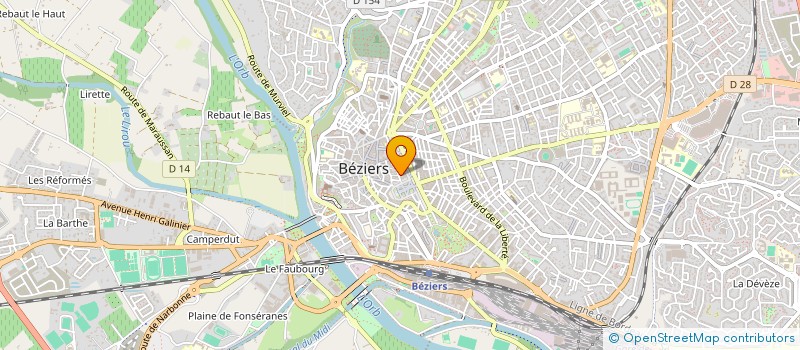 localisation de l'entreprise MONSIEUR ABEL COUGET à BEZIERS