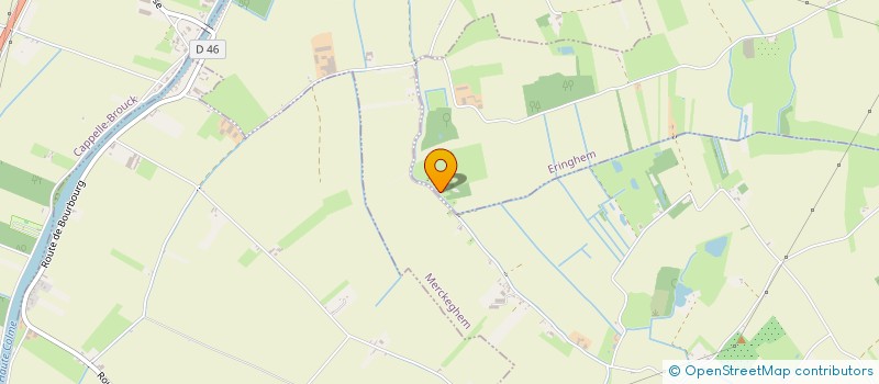 localisation de l'entreprise MONSIEUR ABEL COUVREUR  MERCKEGHEM