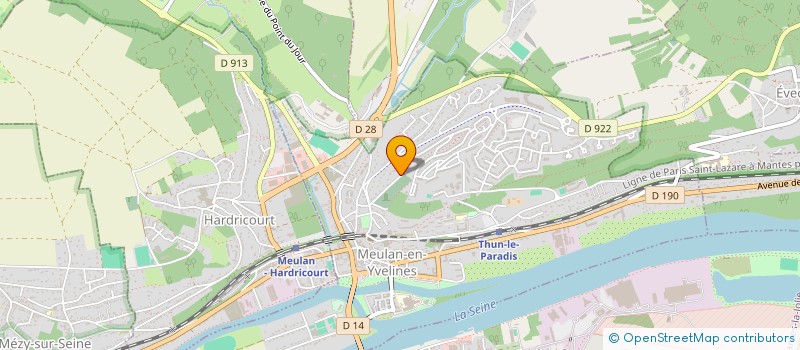 localisation de l'entreprise MONSIEUR ABEL DA SILVA  MEULAN-EN-YVELINES