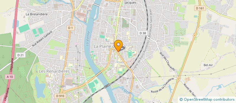 localisation de l'entreprise MONSIEUR ABEL DESPLEBIN  CHATELLERAULT