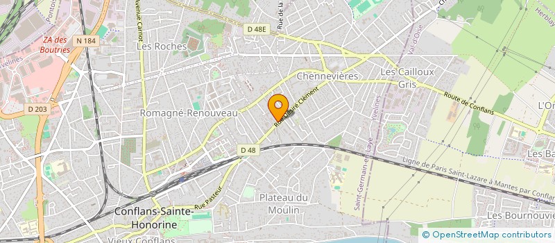 localisation de l'entreprise MONSIEUR ABEL DUFLO  CONFLANS-SAINTE-HONORINE