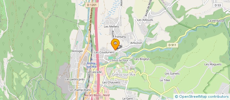 localisation de l'entreprise MONSIEUR ABEL FERNANDES NOGUEIRA à GRESY-SUR-AIX
