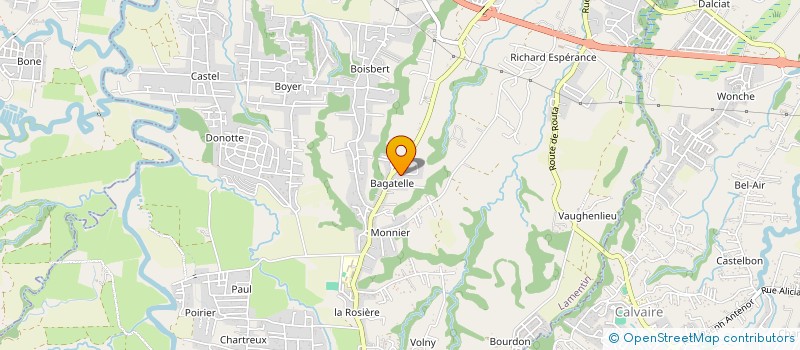 localisation de l'entreprise MONSIEUR ABEL FONTANGE  LAMENTIN