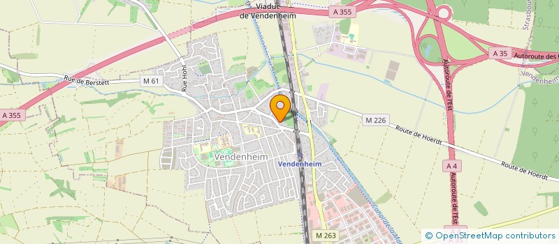 localisation de l'entreprise MONSIEUR ABEL FOURNIER  ECKWERSHEIM