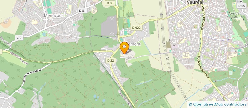 localisation de l'entreprise MONSIEUR ABEL JEAN  CERGY