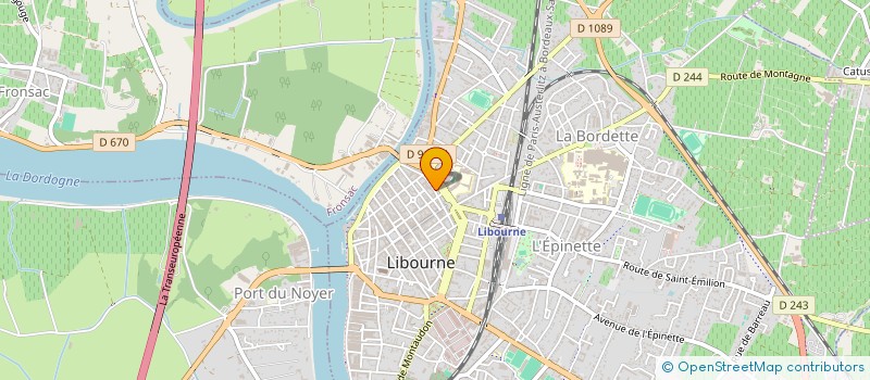 localisation de l'entreprise MONSIEUR ABEL JEAN  LIBOURNE