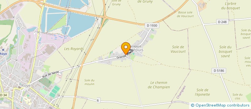 localisation de l'entreprise MONSIEUR ABEL JOSEPH DOVERGNE  BUS-LA-MESIERE