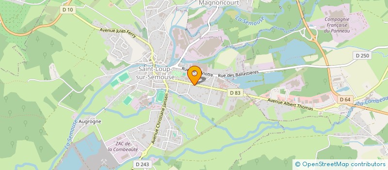 localisation de l'entreprise MONSIEUR ABEL KHALED  SAINT-LOUP-SUR-SEMOUSE