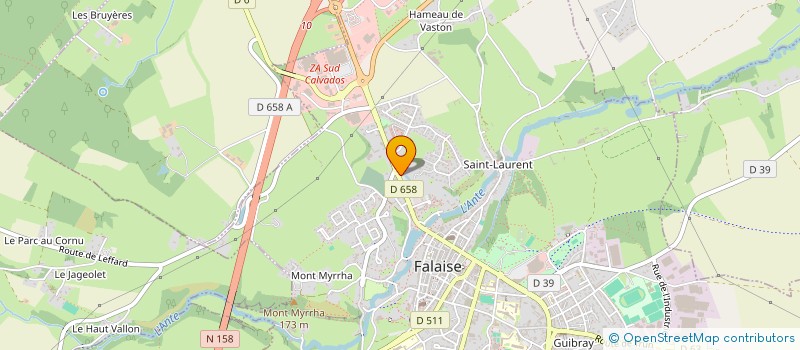 localisation de l'entreprise MONSIEUR ABEL LEFEVRE à PERTHEVILLE-NERS