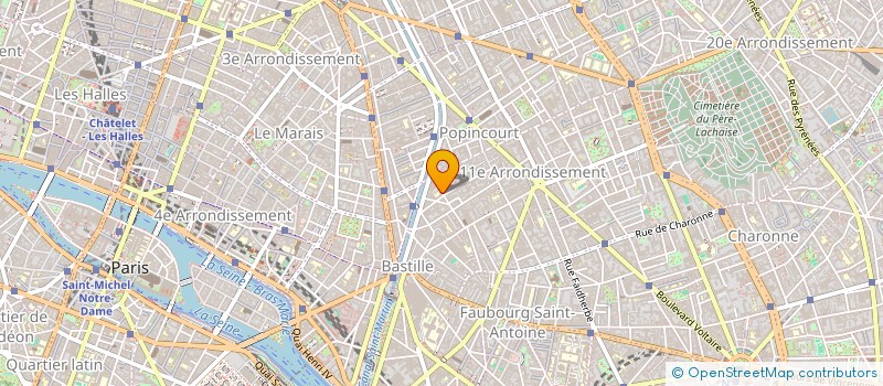 localisation de l'entreprise MONSIEUR ABEL LEFEVRE  PARIS