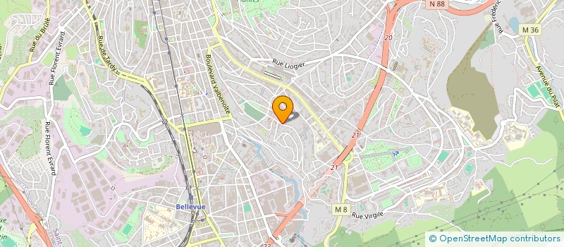 localisation de l'entreprise MONSIEUR ABEL MARAJO  SAINT-ETIENNE