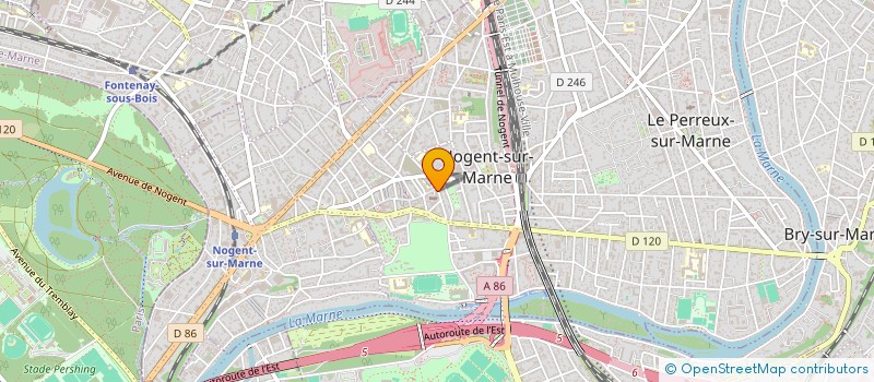 localisation de l'entreprise MONSIEUR ABEL MARECHAUX  NOGENT-SUR-MARNE