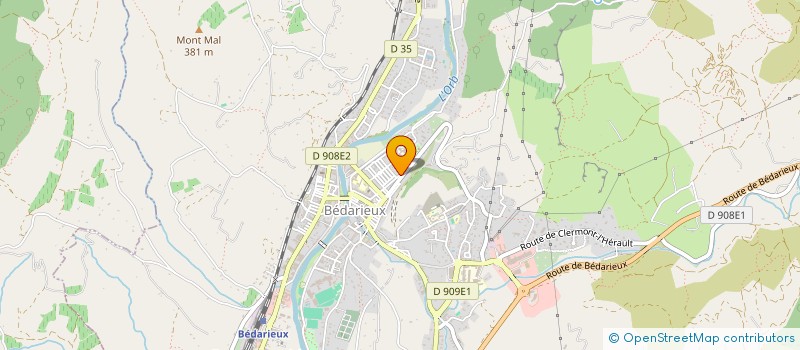 localisation de l'entreprise MONSIEUR ABEL MARTINEZ  BEDARIEUX