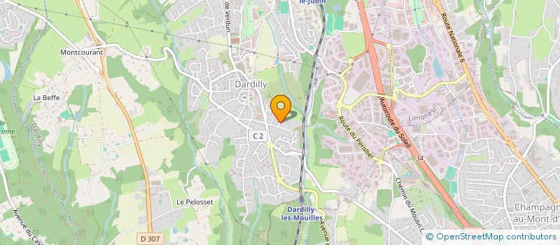 localisation de l'entreprise MONSIEUR ABEL MATA  DARDILLY