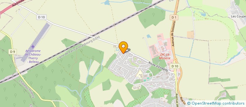 localisation de l'entreprise MONSIEUR ABEL MATIKA TOCKO  CHATEAU-THIERRY