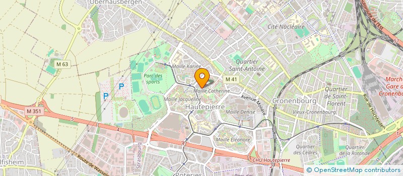 localisation de l'entreprise MONSIEUR ABEL MIHAI à STRASBOURG