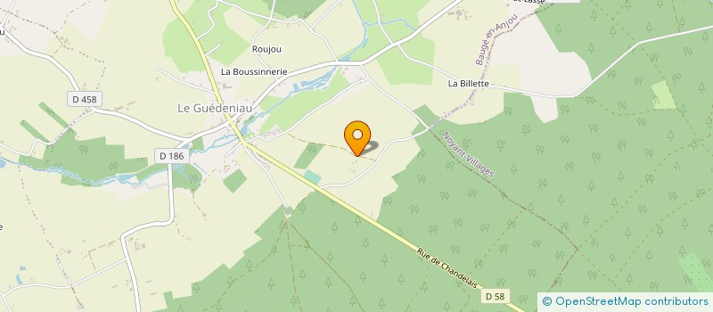 localisation de l'entreprise MONSIEUR ABEL MORIN à BAUGE-EN-ANJOU