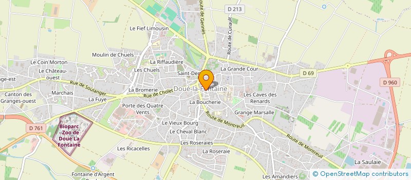 localisation de l'entreprise MONSIEUR ABEL MOURA  DOUE-EN-ANJOU