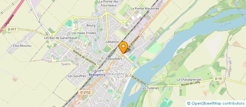 localisation de l'entreprise MONSIEUR ABEL NAIZET  BEAUGENCY