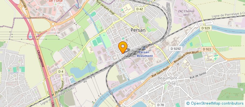 localisation de l'entreprise MONSIEUR ABEL NDAGA  PERSAN