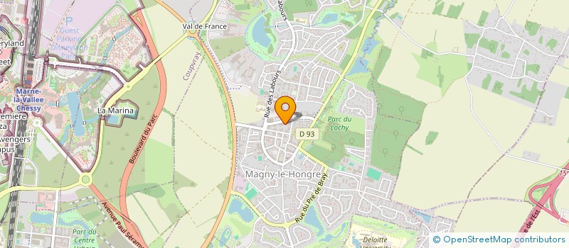 localisation de l'entreprise MONSIEUR ABEL NDZIE  MAGNY-LE-HONGRE