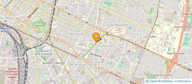 localisation de l'entreprise MONSIEUR ABEL OTVES  LYON