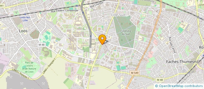 localisation de l'entreprise MONSIEUR ABEL PONTART  LOOS