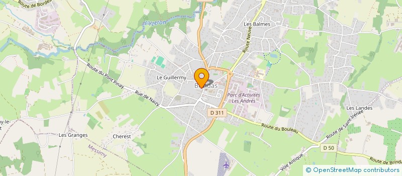 localisation de l'entreprise MONSIEUR ABEL PREVOST  BRINDAS