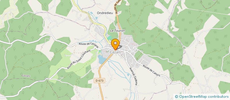 localisation de l'entreprise MONSIEUR ABEL RACHI  CAZALS