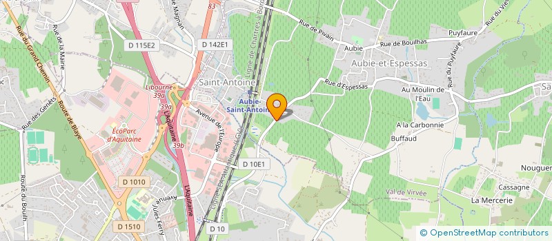 localisation de l'entreprise MONSIEUR ABEL REINHARD  LA LANDE-DE-FRONSAC