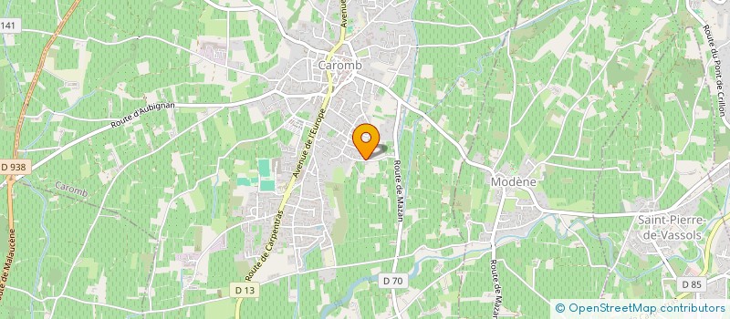 localisation de l'entreprise MONSIEUR ABEL ROSSO à CAROMB