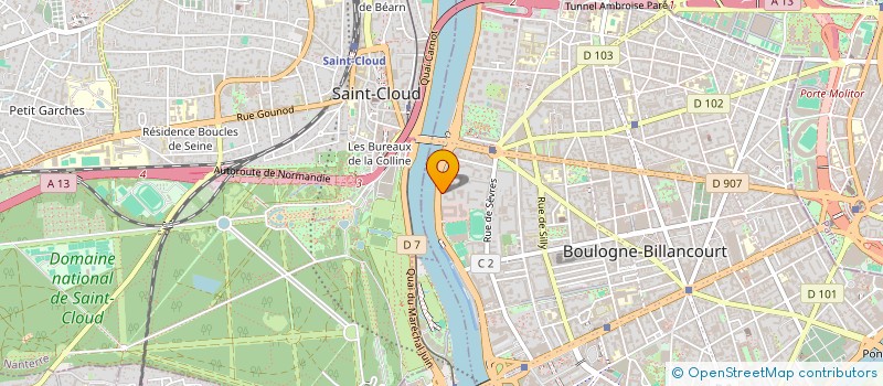 localisation de l'entreprise MONSIEUR ABEL SAVIN à BOULOGNE-BILLANCOURT