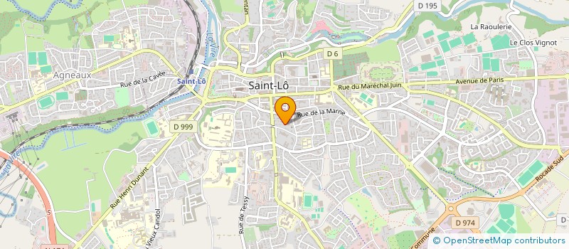 localisation de l'entreprise MONSIEUR ABEL TEHE  SAINT-LO