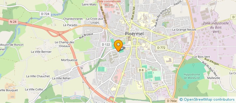 localisation de l'entreprise MONSIEUR ABEL THIROUIN  PLOERMEL