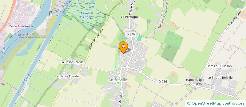 localisation de l'entreprise MONSIEUR ABEL TIPHAINE  AMFREVILLE