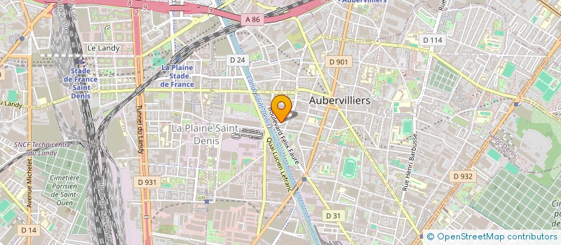 localisation de l'entreprise MONSIEUR ABEL VAZ PIRES à AUBERVILLIERS