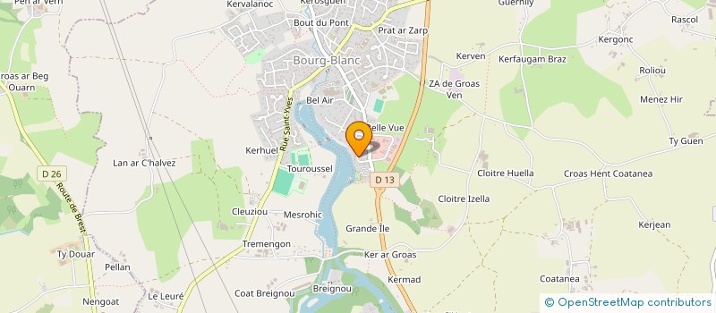 localisation de l'entreprise MONSIEUR ABEL VIANA BARBOSA  BOURG-BLANC