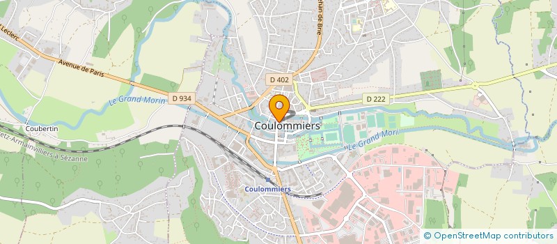 localisation de l'entreprise MONSIEUR ABEL VILLEDIEU  COULOMMIERS