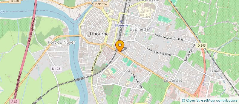 localisation de l'entreprise MONSIEUR ABEL WINTERSTEIN  LIBOURNE