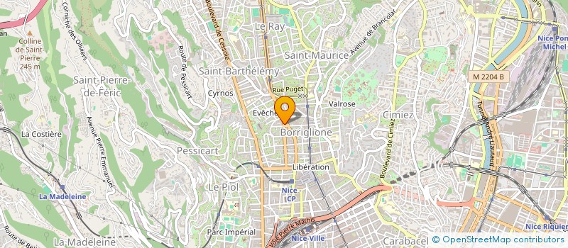 localisation de l'entreprise MONSIEUR ABEL WOLDEMICHAEL  NICE