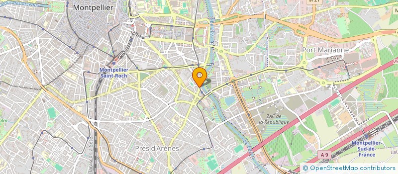 localisation de l'entreprise MONSIEUR ABELFATTAH KACEM à MONTPELLIER