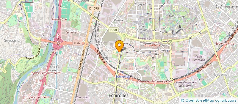 localisation de l'entreprise MONSIEUR ABEMAGEDE BENHENNI à ECHIROLLES