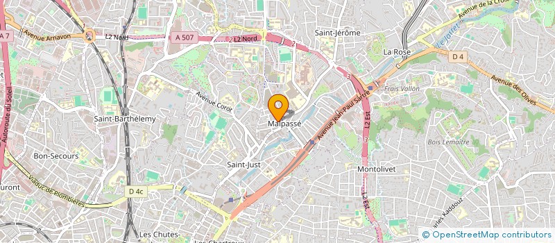 localisation de l'entreprise MONSIEUR ABERAMANE ACHAIBOU  MARSEILLE