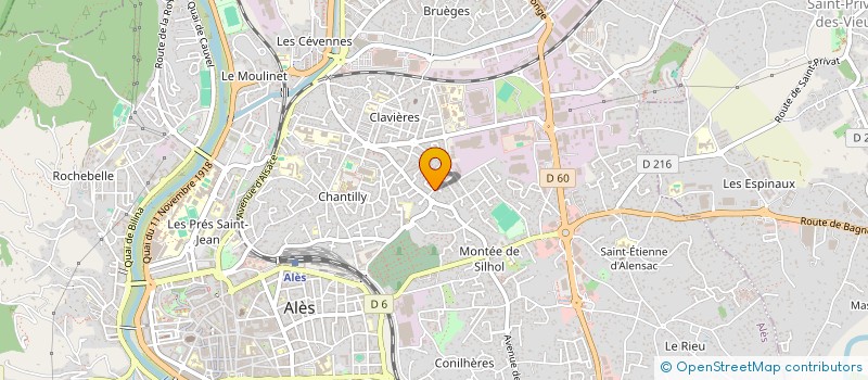 localisation de l'entreprise MONSIEUR ABES CHALA à ALES