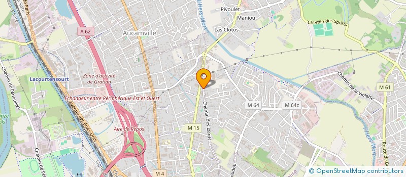 localisation de l'entreprise MONSIEUR ABEVI ABBEY  TOULOUSE