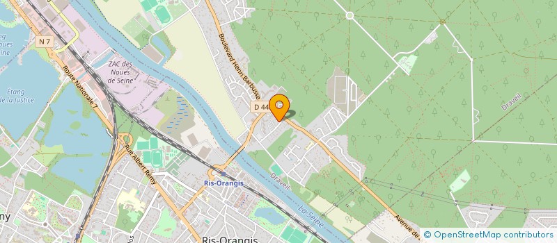 localisation de l'entreprise MONSIEUR ABEY ULYSSE YAPI à DRAVEIL