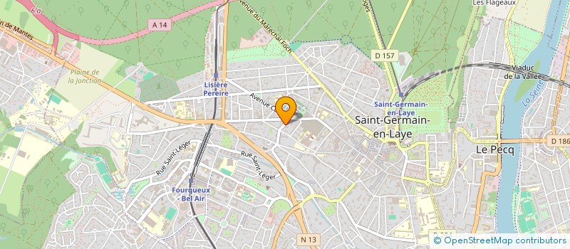 localisation de l'entreprise MONSIEUR ABHIJEET DEV  SAINT-GERMAIN-EN-LAYE