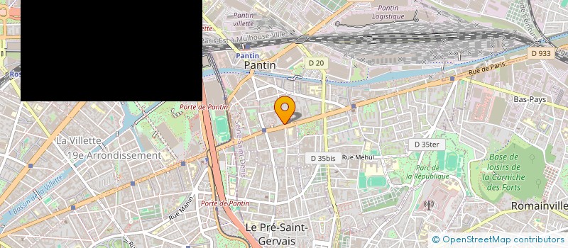 localisation de l'entreprise MONSIEUR ABHISHEK THAKAR à PANTIN