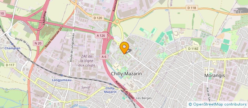localisation de l'entreprise MONSIEUR ABIB AZONDEKON à CHILLY-MAZARIN